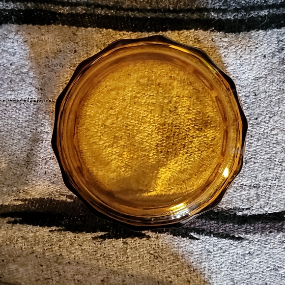 Vintage Arcoroc France Amber glass bowl - Picture 1 of 4